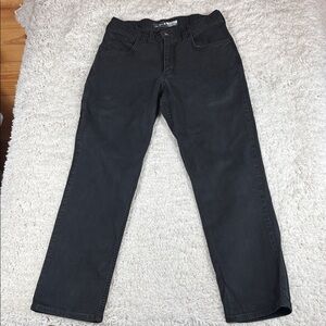 Carhartt 102517 32x30 Rugged Flex Relaxed Fit Canvas 5-Pocket Work Pants Black